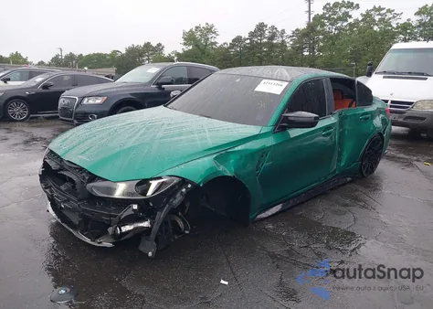 2025 BMW M3 Competition xDrive z USA, uszkodzony, nr VIN WBS33HJ04SFU42449